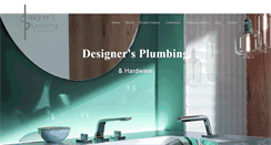 Desktop Screenshot of designersplumbing.com